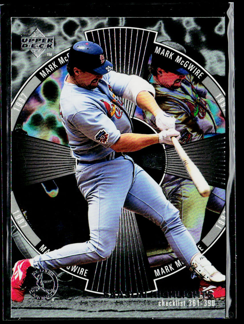 Mark McGwire 1998 Upper Deck #535 St. Louis Cardinals