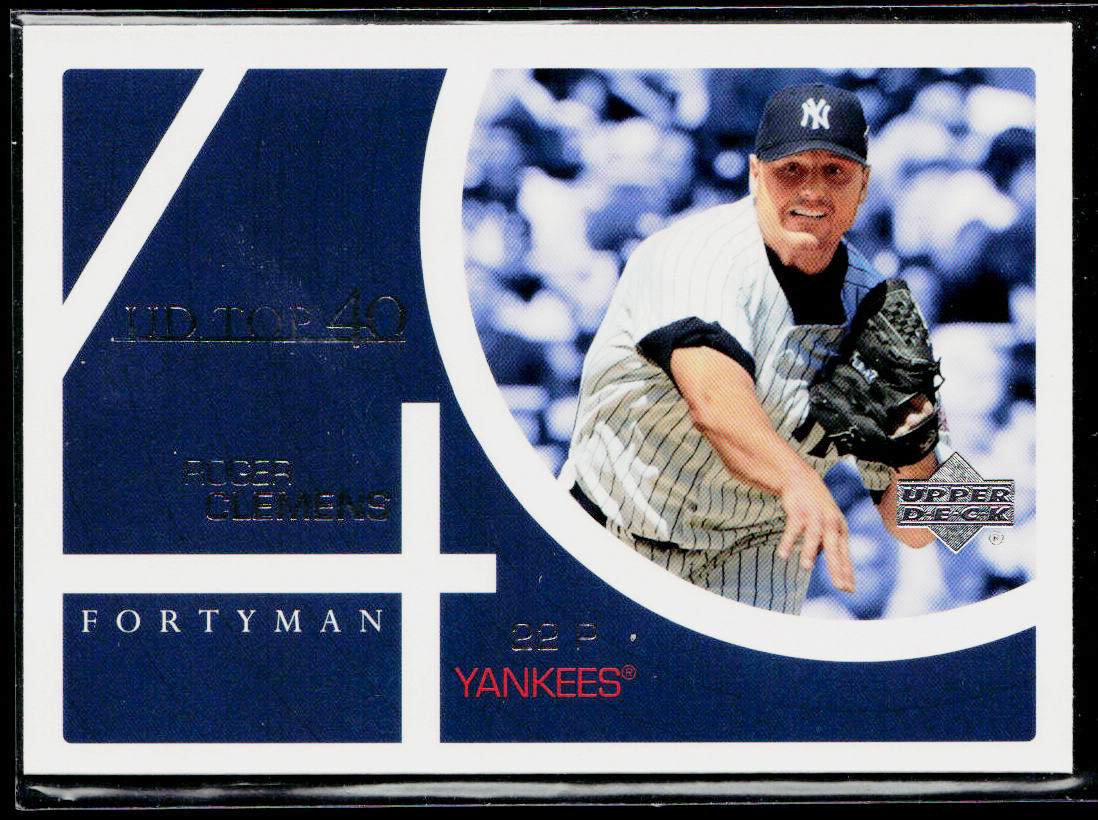 Roger Clemens 2003 Upper Deck 40-Man #850 New York Yankees