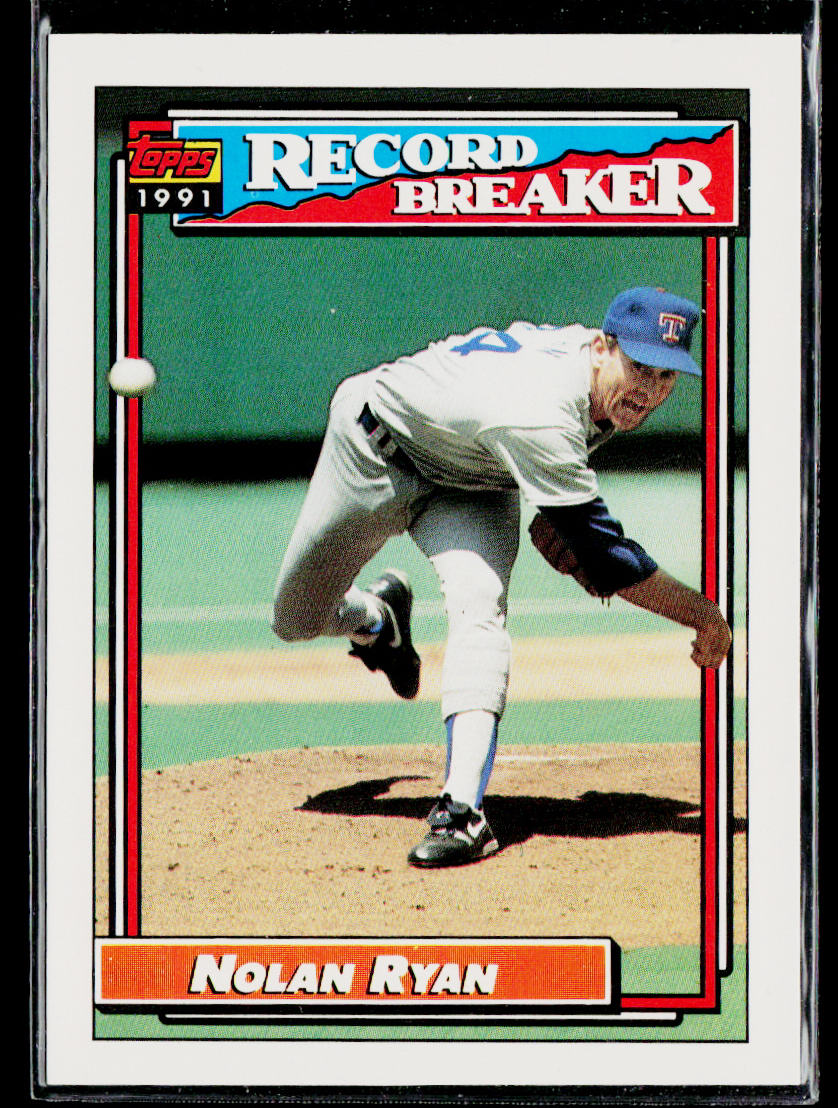 Nolan Ryan 1992 Topps #4 Texas Rangers