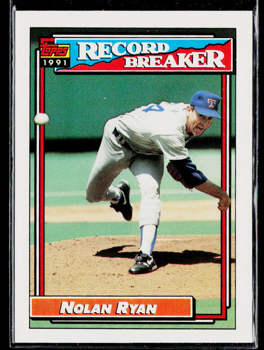 Nolan Ryan 1992 Topps #4 Texas Rangers