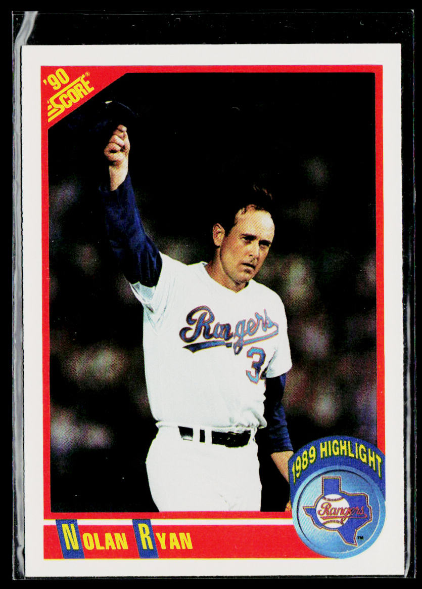 Nolan Ryan 1990 Score #696 Texas Rangers