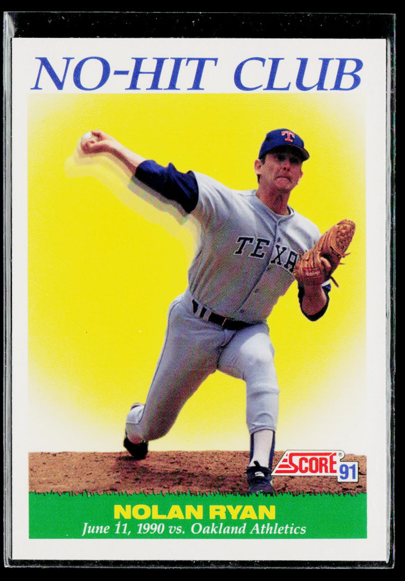 Nolan Ryan 1991 Score #701 Texas Rangers