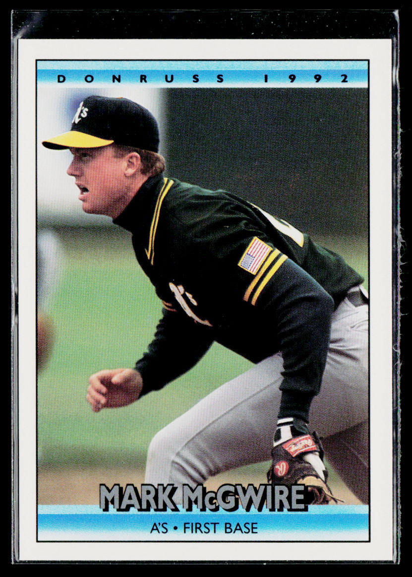 Mark McGwire 1992 Donruss #348b Oakland Athletics