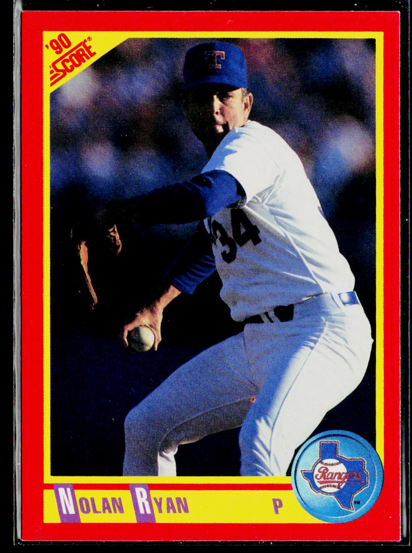 Nolan Ryan 1990 Score #250 Texas Rangers