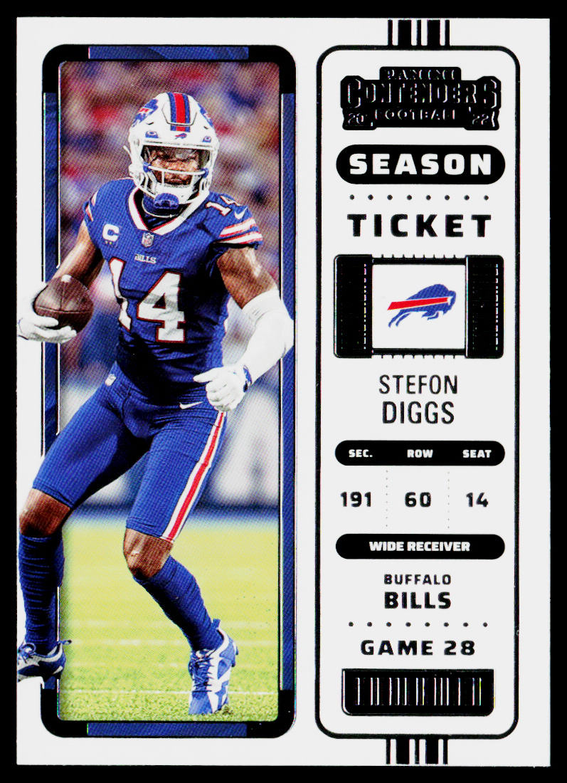 Stefon Diggs 2022 Panini Contenders #12 Buffalo Bills