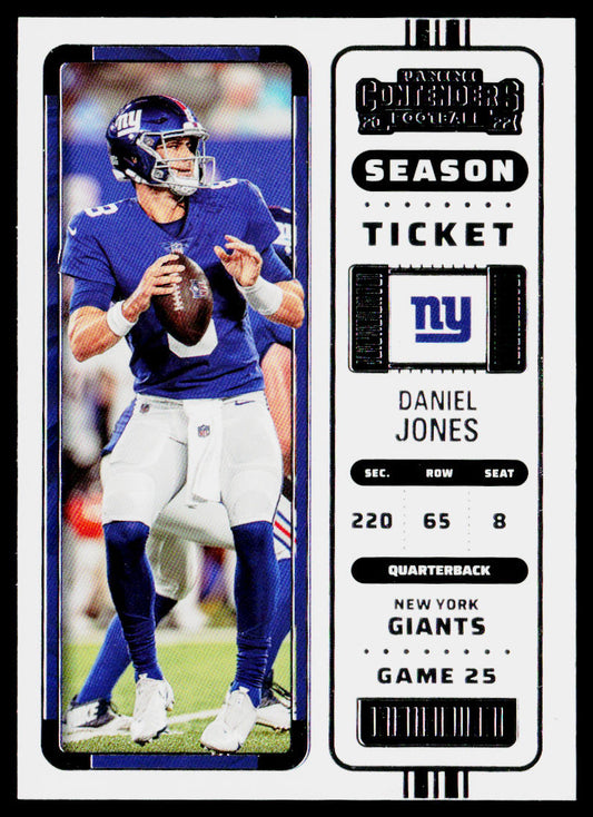 Daniel Jones 2022 Panini Contenders #69 New York Giants