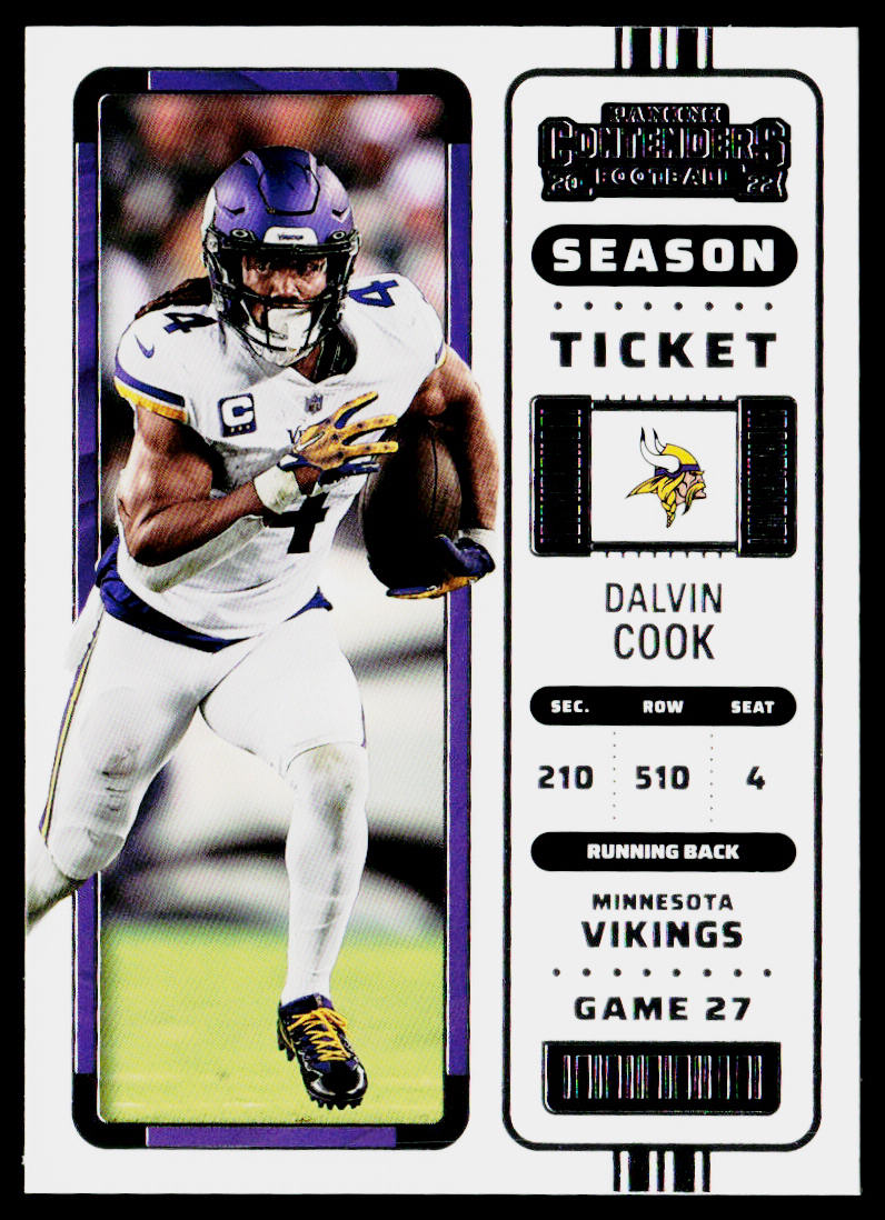 Dalvin Cook 2022 Panini Contenders #56 Minnesota Vikings
