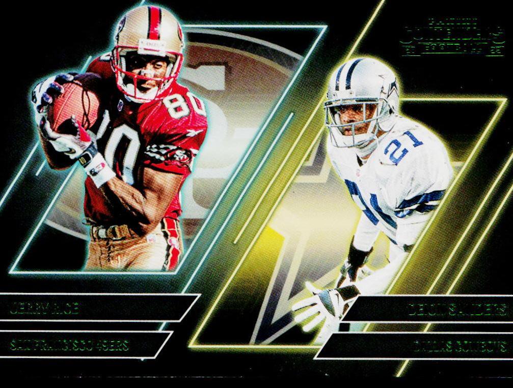 Jerry Rice / Deion Sanders 2022 Panini Contenders Contenders Series #CS-RS