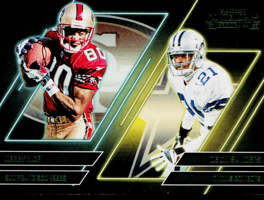 Jerry Rice / Deion Sanders 2022 Panini Contenders Contenders Series #CS-RS