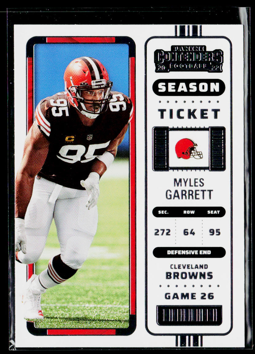 Myles Garrett 2022 Panini Contenders #25 Cleveland Browns