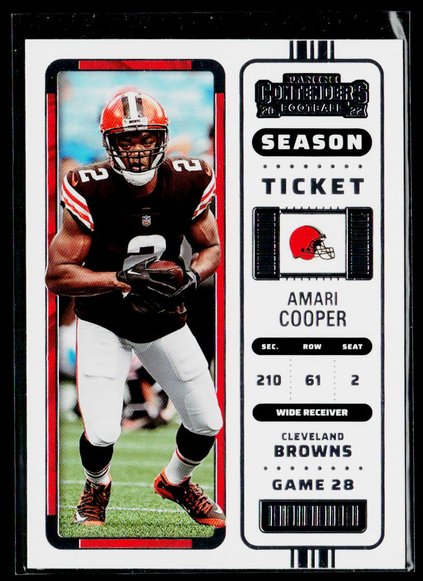 Amari Cooper 2022 Panini Contenders #26 Cleveland Browns