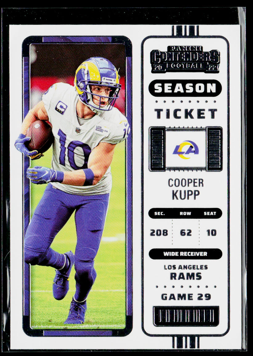 Cooper Kupp 2022 Panini Contenders #49 Los Angeles Rams