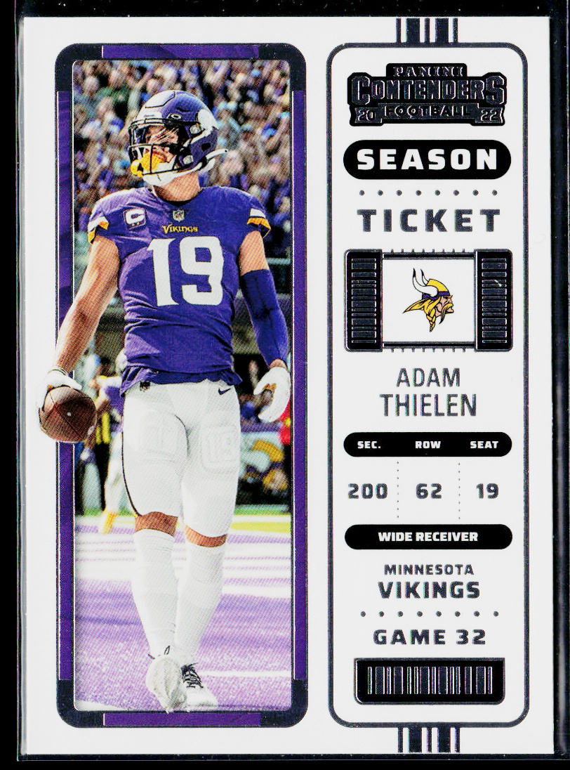 Adam Thielen 2022 Panini Contenders #57 Minnesota Vikings