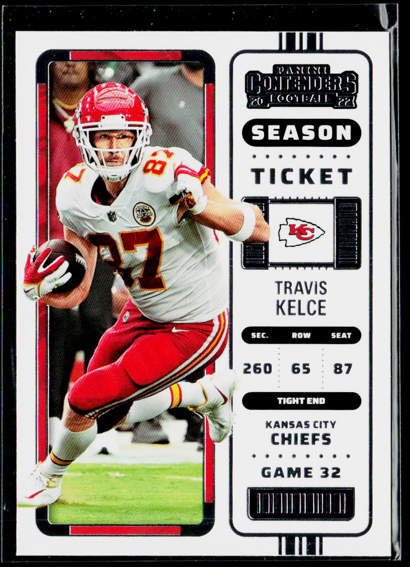 Travis Kelce 2022 Panini Contenders #59 Kansas City Chiefs