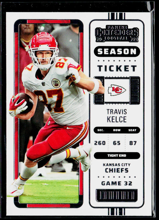 Travis Kelce 2022 Panini Contenders #59 Kansas City Chiefs