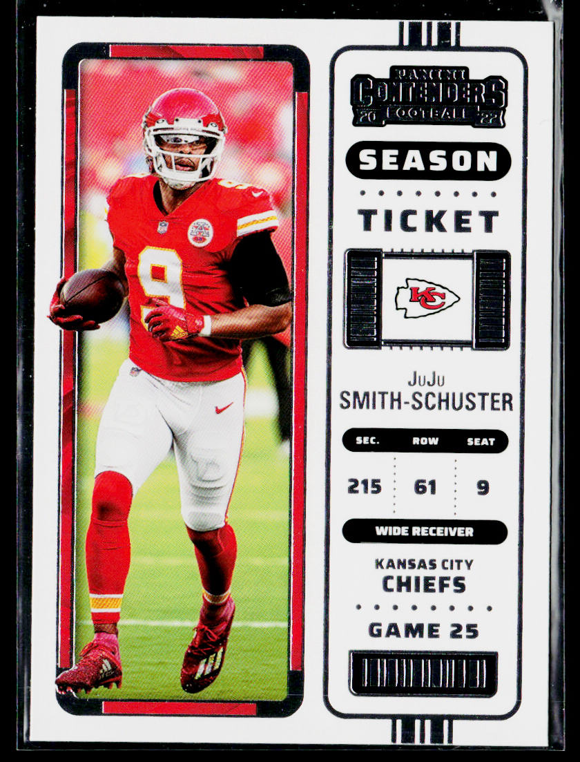 JuJu Smith-Schuster 2022 Panini Contenders #60 Kansas City Chiefs