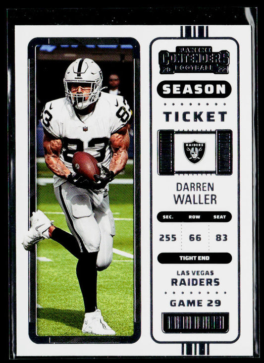 Darren Waller 2022 Panini Contenders #68 Las Vegas Raiders