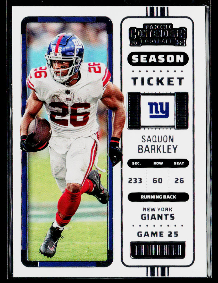Saquon Barkley 2022 Panini Contenders #70 New York Giants