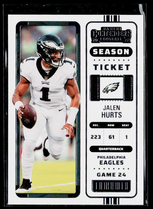 Jalen Hurts 2022 Panini Contenders #76 Philadelphia Eagles