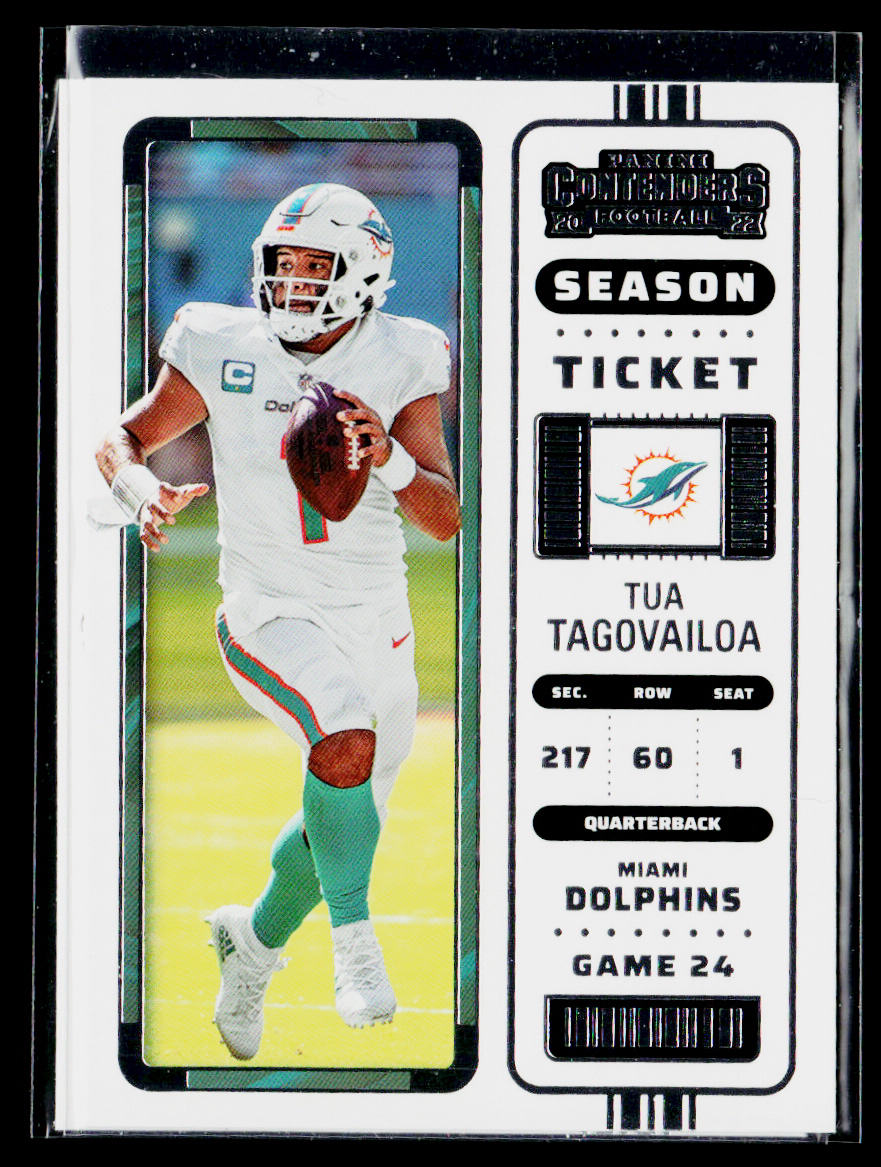 Tua Tagovailoa 2022 Panini Contenders #79 Miami Dolphins