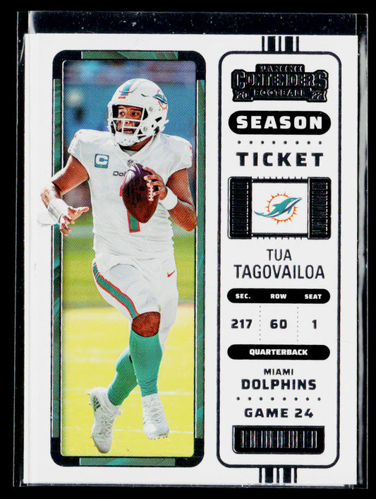 Tua Tagovailoa 2022 Panini Contenders #79 Miami Dolphins