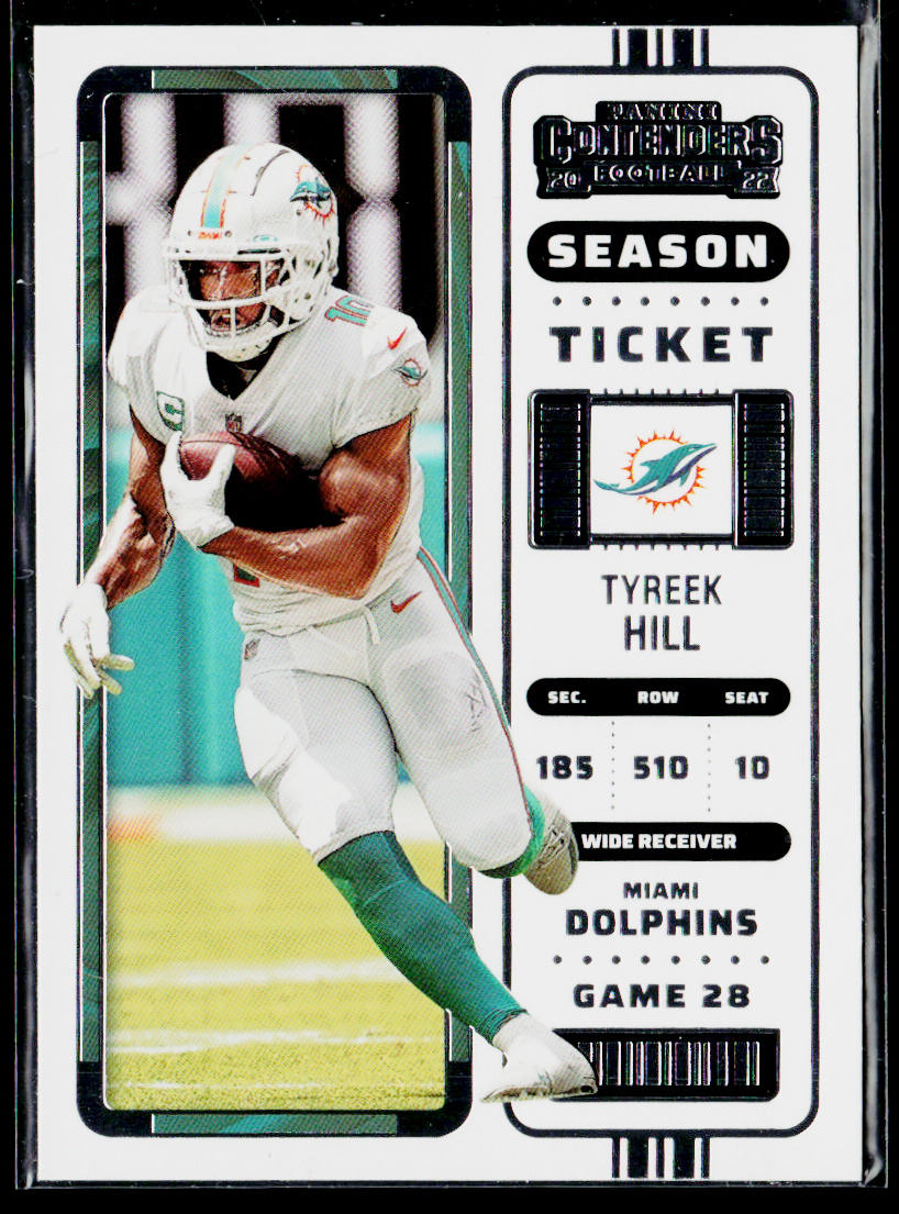Tyreek Hill 2022 Panini Contenders #80 Miami Dolphins