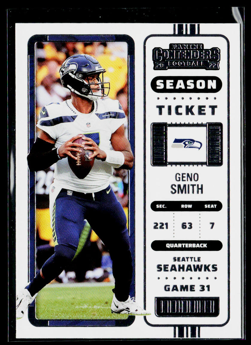 Geno Smith 2022 Panini Contenders #88 Seattle Seahawks