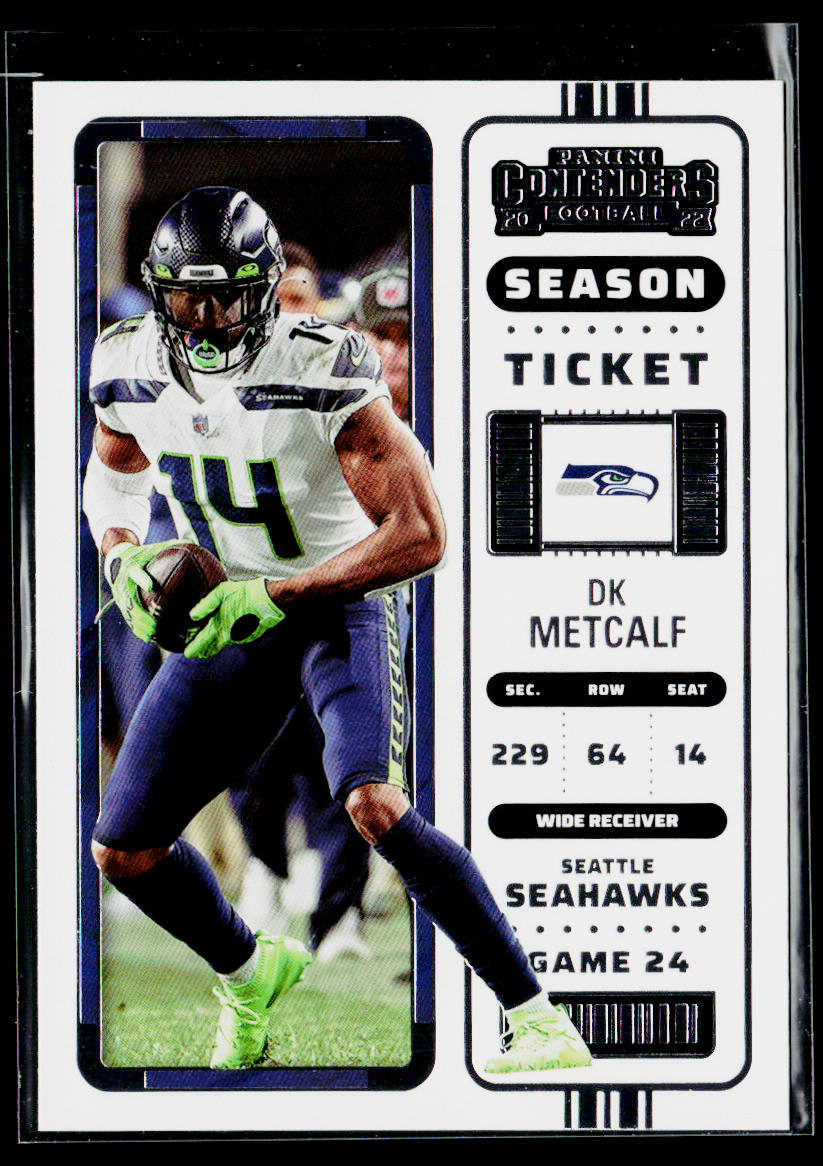 DK Metcalf 2022 Panini Contenders #89 Seattle Seahawks
