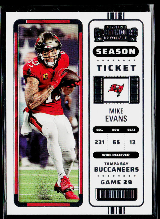Mike Evans 2022 Panini Contenders #94 Tampa Bay Buccaneers
