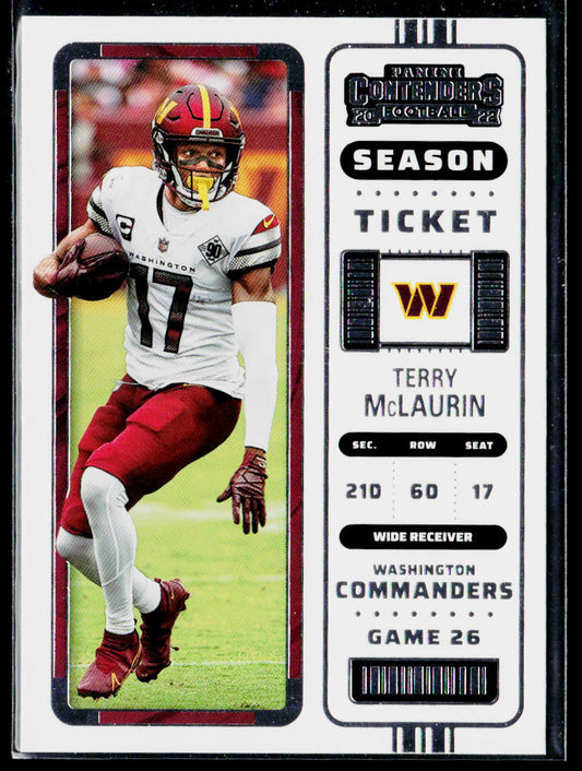 Terry McLaurin 2022 Panini Contenders #99 Washington Commanders