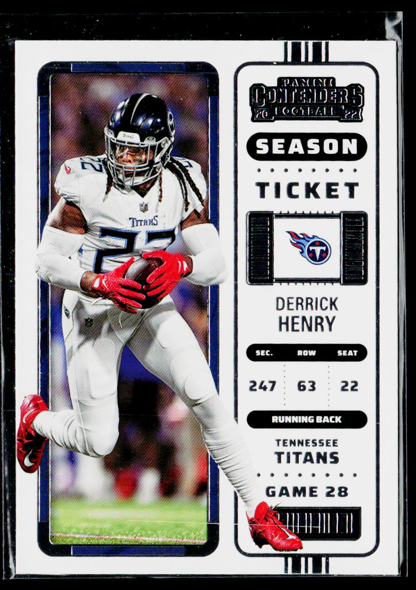 Derrick Henry 2022 Panini Contenders #100 Tennessee Titans