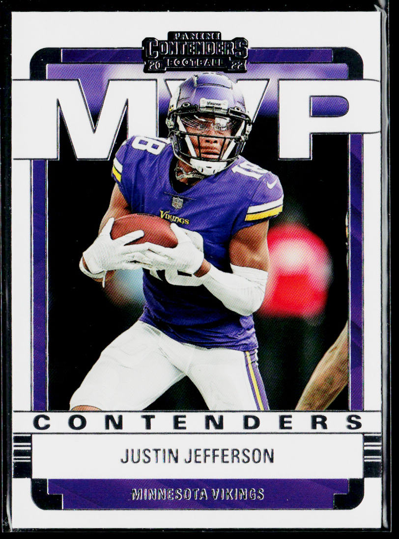 Justin Jefferson 2022 Panini Contenders MVP #MVP-JJE Minnesota Vikings