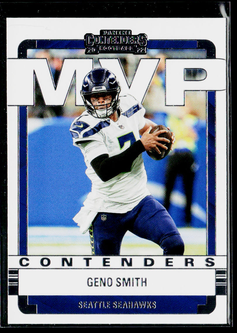Geno Smith 2022 Panini Contenders MVP Contenders #MVP-GSM Seattle Seahawks