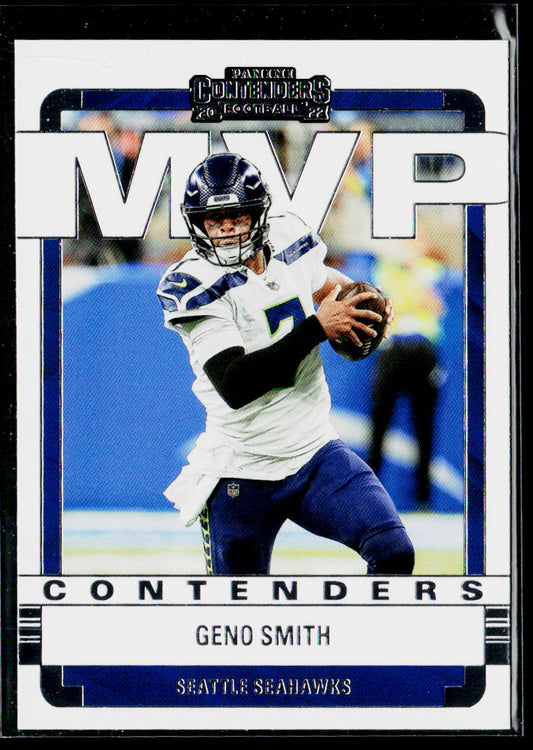 Geno Smith 2022 Panini Contenders MVP Contenders #MVP-GSM Seattle Seahawks