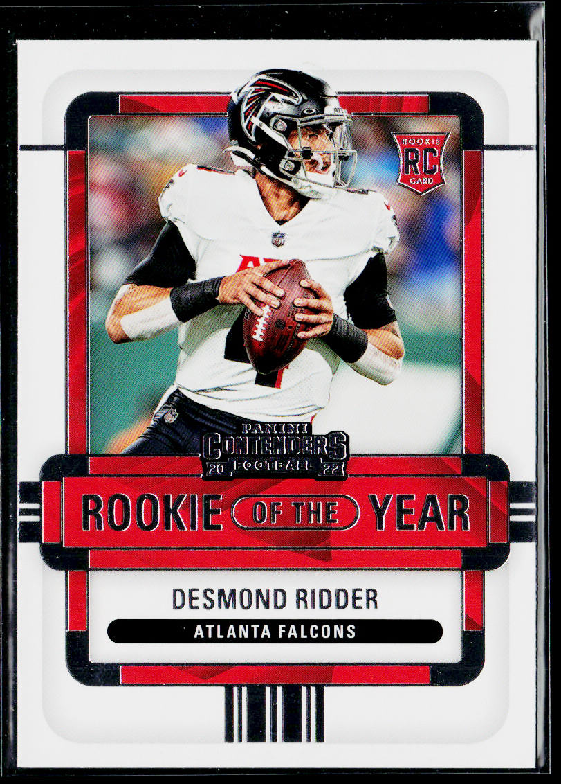 Desmond Ridder 2022 Panini Contenders Rookie of the Year #ROY-DRI Falcons