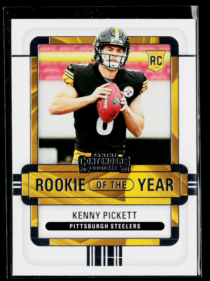 Kenny Pickett 2022 Panini Contenders Rookie of the Year #ROY-KPI Steelers