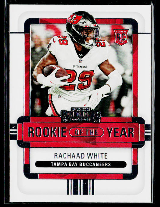 Rachaad White 2022 Panini Contenders Rookie of the Year #ROY-RWH Buccaneers
