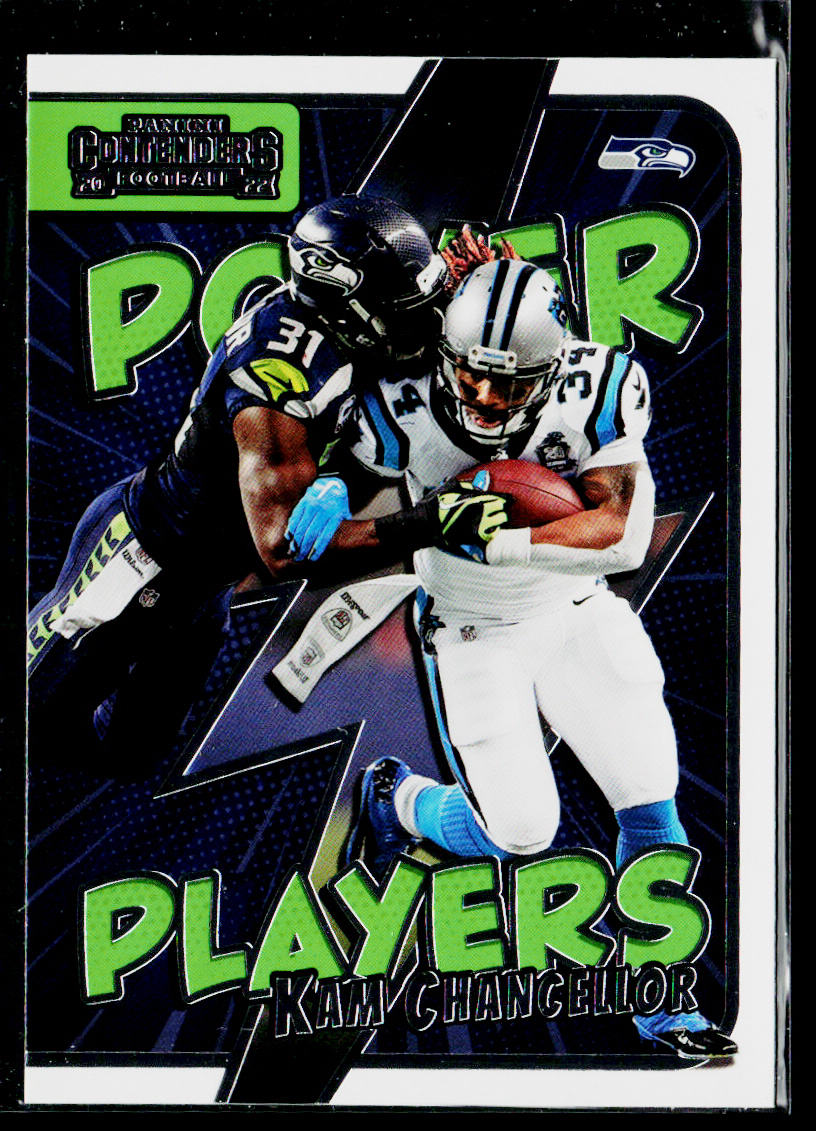 Kam Chancellor 2022 Panini Contenders Power Players #PWR-KCH Seattle Seahawks