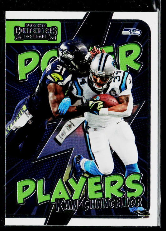 Kam Chancellor 2022 Panini Contenders Power Players #PWR-KCH Seattle Seahawks