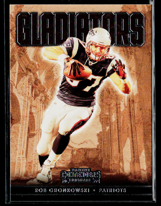 Rob Gronkowski 2022 Panini Contenders Gladiators #GLD-RGR New England Patriots