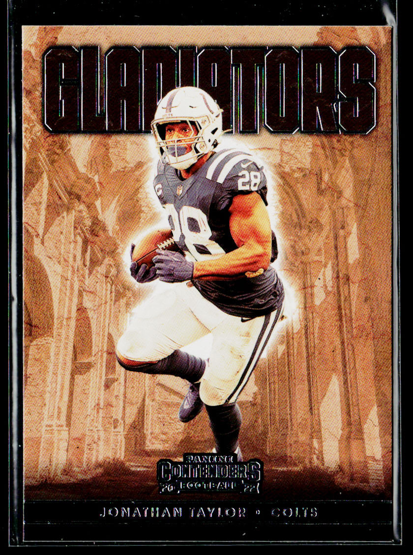 Jonathan Taylor 2022 Panini Contenders Gladiators #GLD-JTA Indianapolis Colts