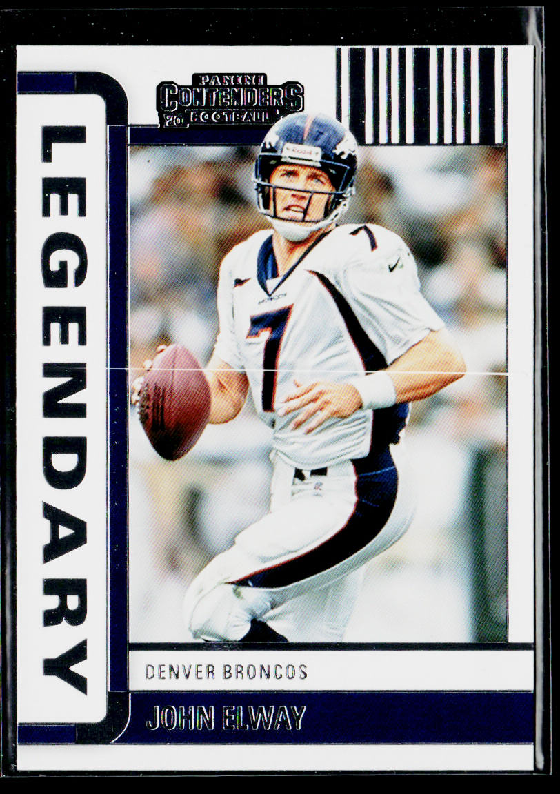 John Elway 2022 Panini Contenders Legendary Contenders #LGD-JEL Denver Broncos