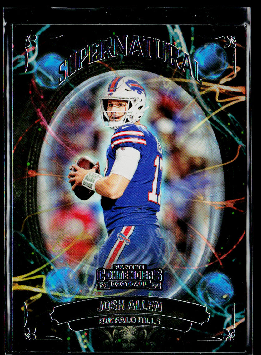 Josh Allen 2022 Panini Contenders Supernatural #SN-JAL Buffalo Bills
