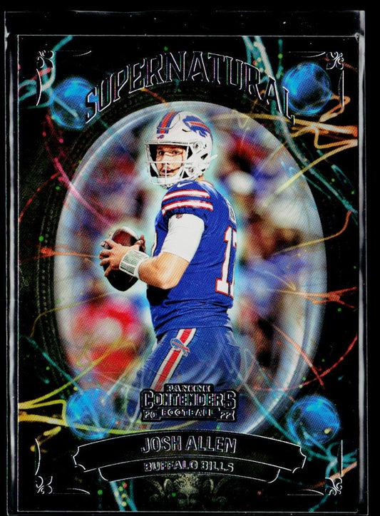 Josh Allen 2022 Panini Contenders Supernatural #SN-JAL Buffalo Bills