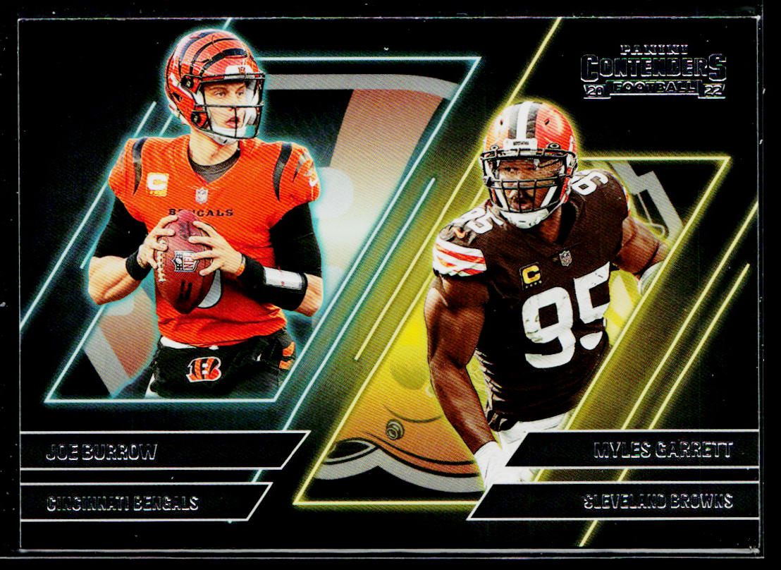 Joe Burrow / Myles Garrett 2022 Panini Contenders Contenders Series #CS-BG
