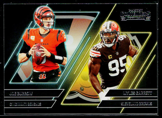Joe Burrow / Myles Garrett 2022 Panini Contenders Contenders Series #CS-BG