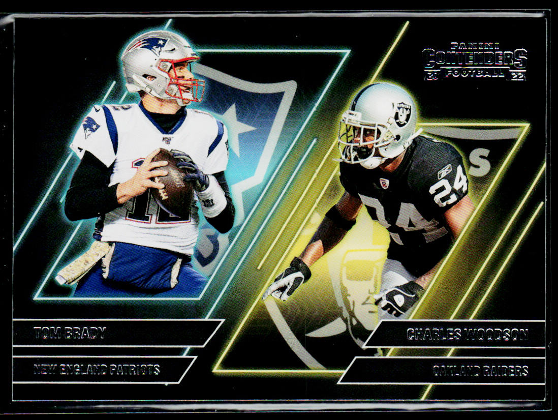 Tom Brady / Charles Woodson 2022 Panini Contenders Contenders Series #CS-BW