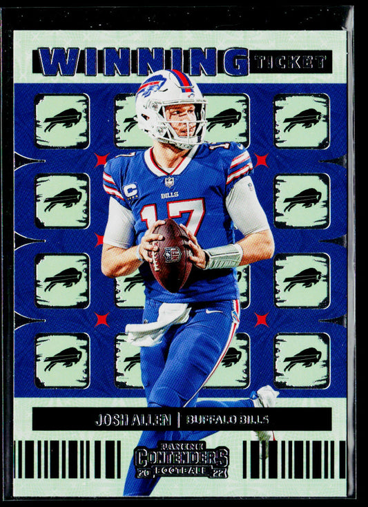 Josh Allen 2022 Panini Contenders Winning Ticket #WT-JAL Buffalo Bills