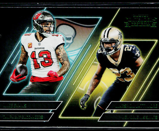 Mike Evans / Marshon Lattimore 2022 Panini Contenders Contenders Series #CS-EL