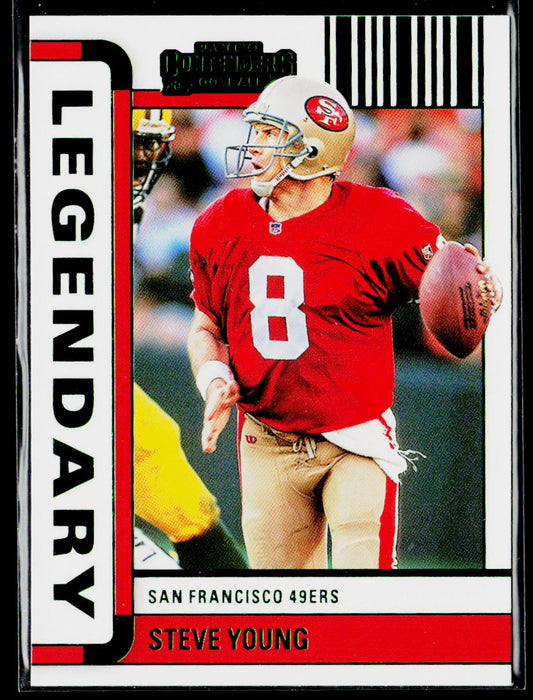Steve Young 2022 Panini Contenders Legendary Contenders Emerald #LGD-SYO